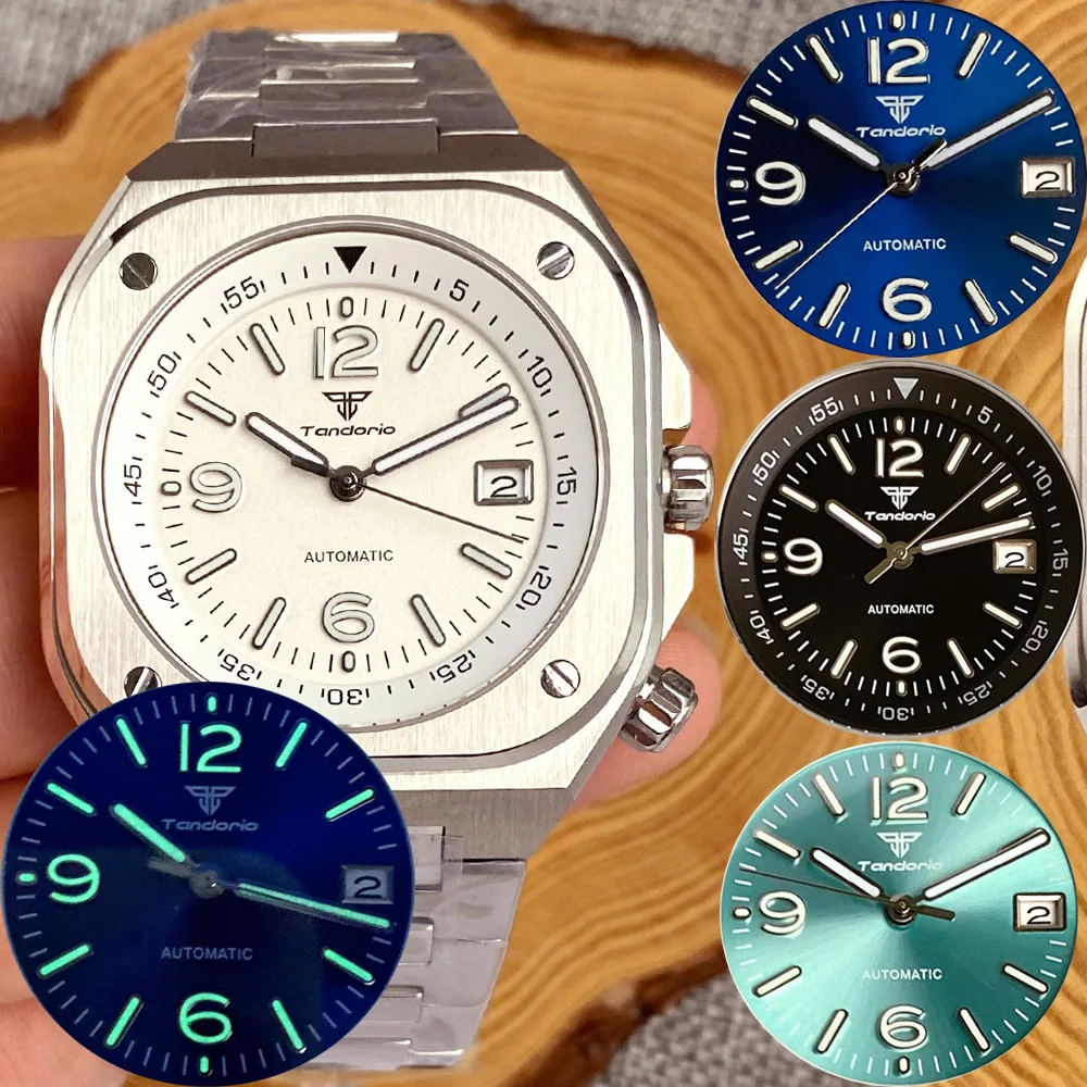 Vintage Fashion Complete - Tandorio Classic 42mm Square Sapphire Glass