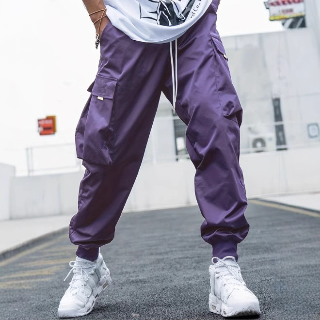 Retro Track Pant - 2026 Autumn Men's Woven Cargo Pants