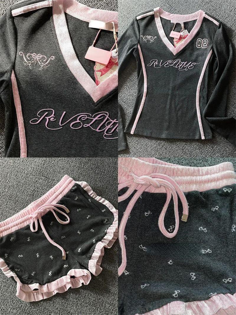 Retro Vintage Korean Fashion - 2000s Amrican Vintage Suits Women Casual