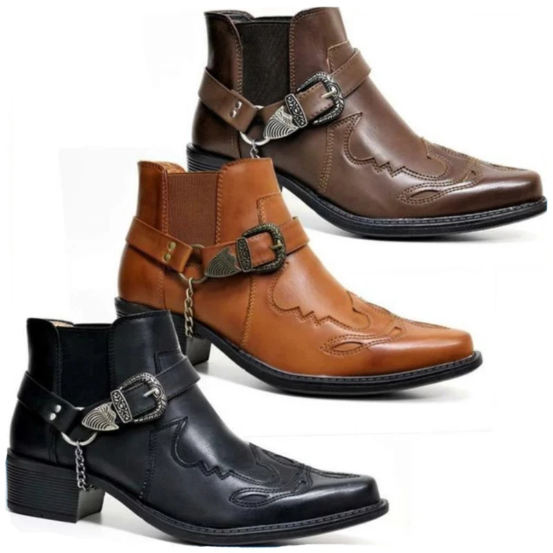 Vintage Fashion Boutique - Fashion 2026 Men's Vintage Cowboy Boots