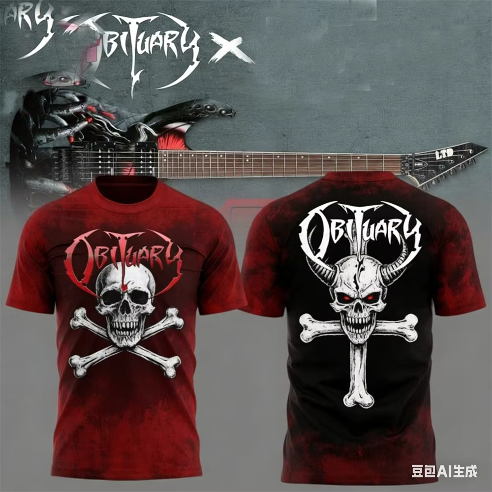 New Hot Vintage Rock Obituary  - Vintage Fashion Obituaries review and price