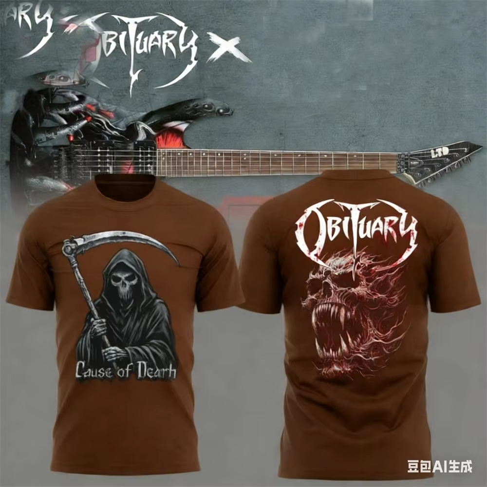 New Hot Vintage Rock Obituary  - Vintage Fashion Obituaries review and price