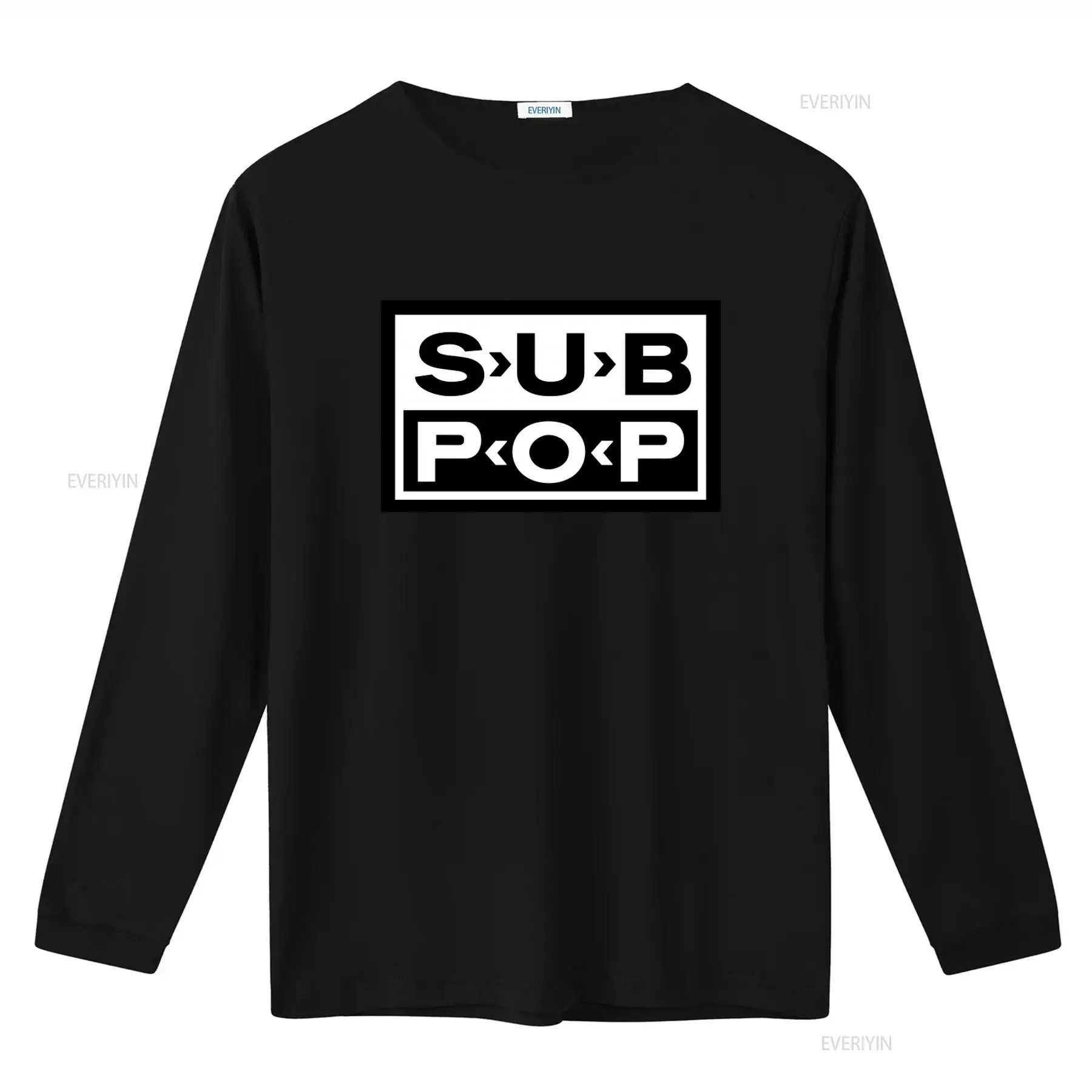 Sub Pop Logo T Shirt Black wit - Vintage Fashion Jersey review and price
