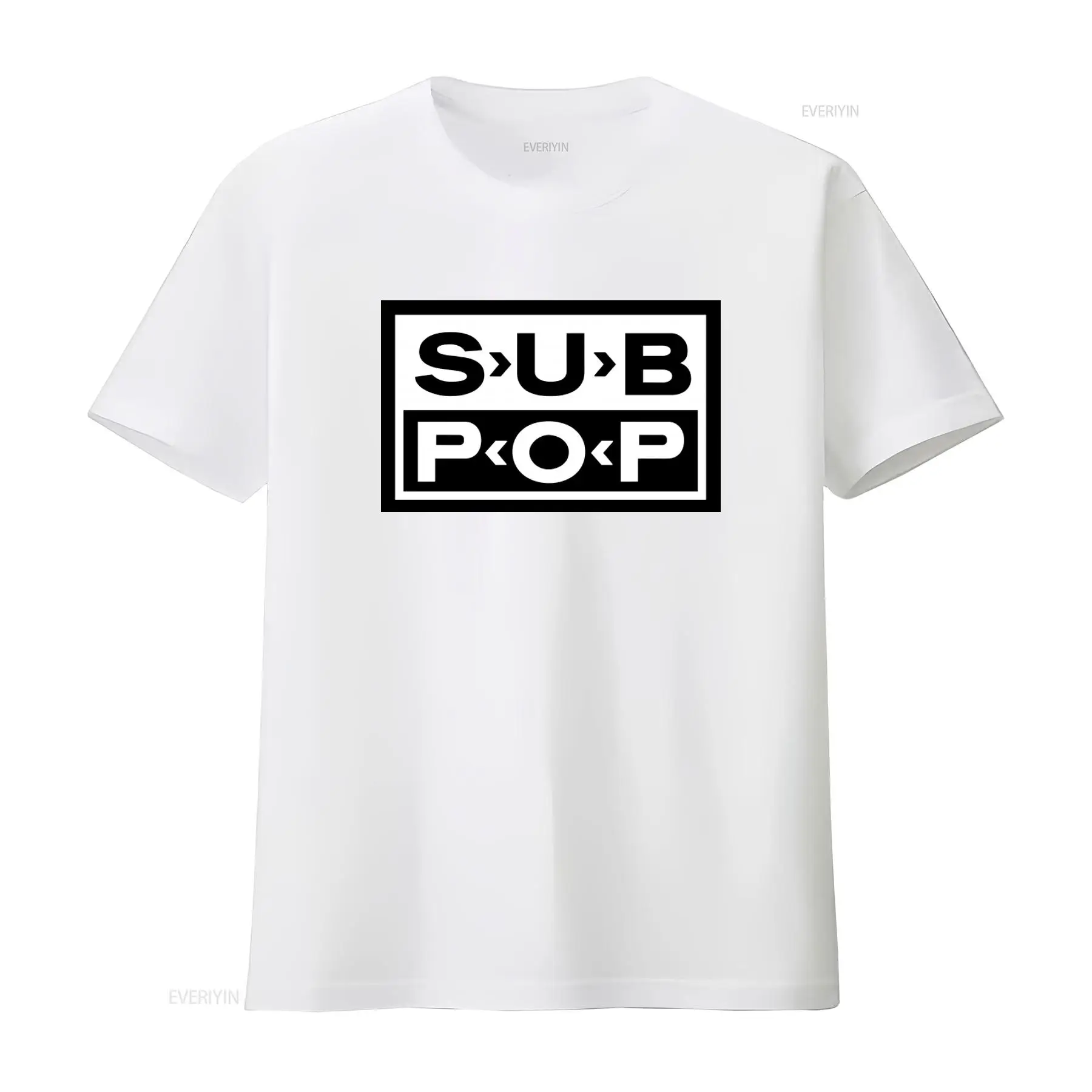 Sub Pop Logo T Shirt Black wit - Vintage Fashion Jersey review and price