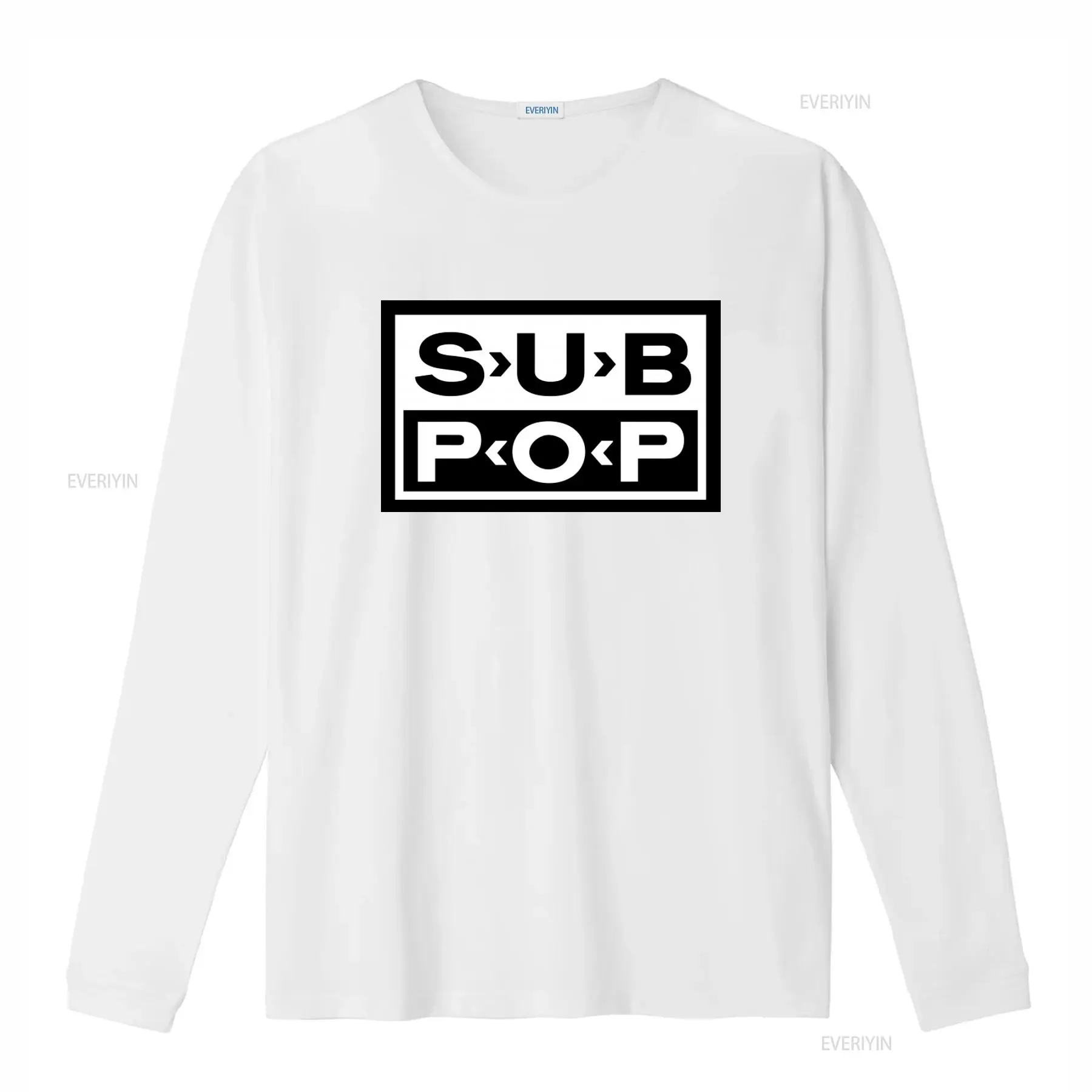 Sub Pop Logo T Shirt Black wit - Vintage Fashion Jersey review and price