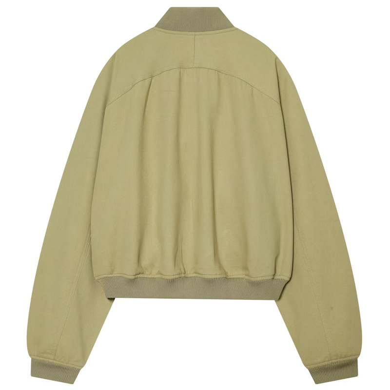 HXAO Crop Green Jackets Women' - Varsity Jacket Wool review and price