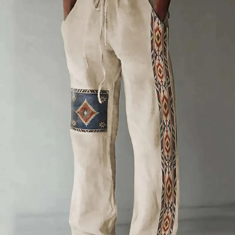 Vintage Ethnic Style Men's Tro - Retro Track Pant review and price