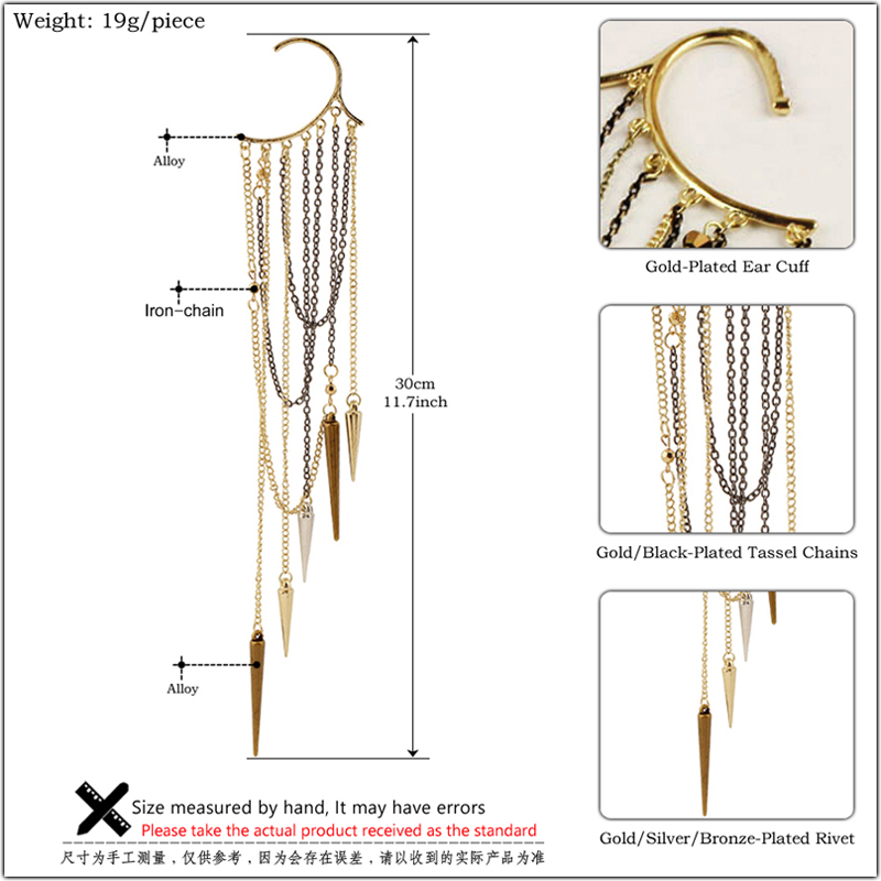 1piece Vintage Ear Hook Clip E - Vintage Fashion Ornaments review and price