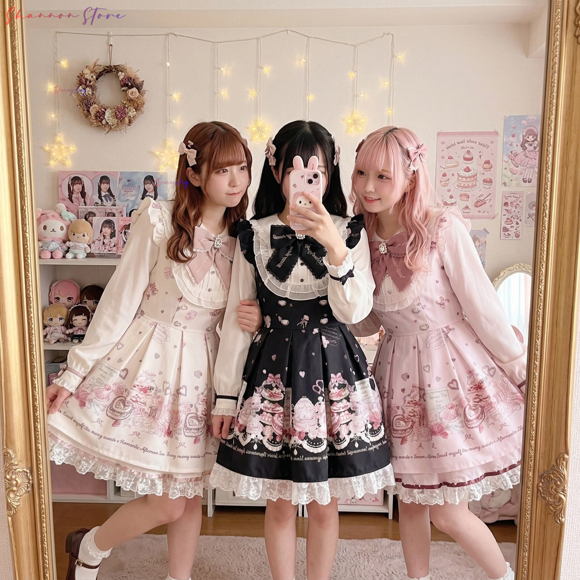 Japanese Lolita Dress Women Bo - Vintage Y2K review and price