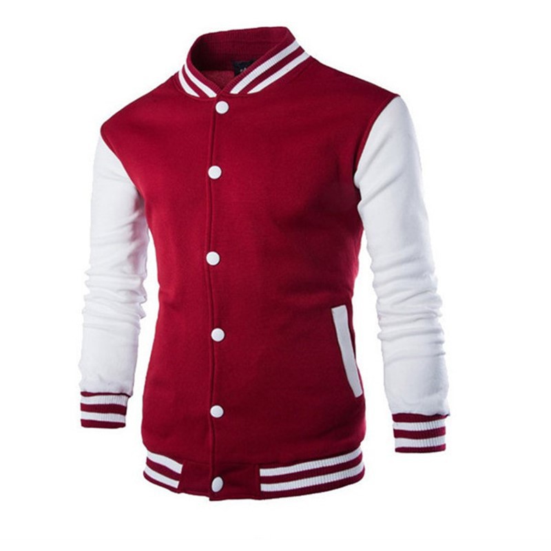 Hoodies Men Baseball Jacket Me - Varsity Jacket Wool review and price