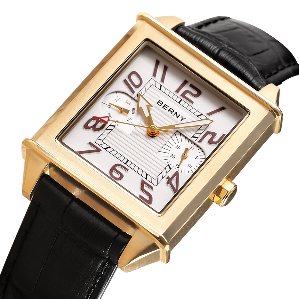 BERNY 6P25 Quartz Watch for Me - Vintage Fashion Complete review and price