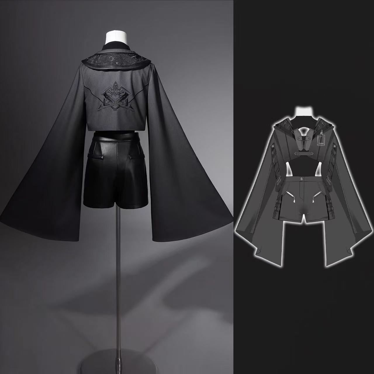 Dark Black Gothic Costume Wome - Retro Track Pant review and price