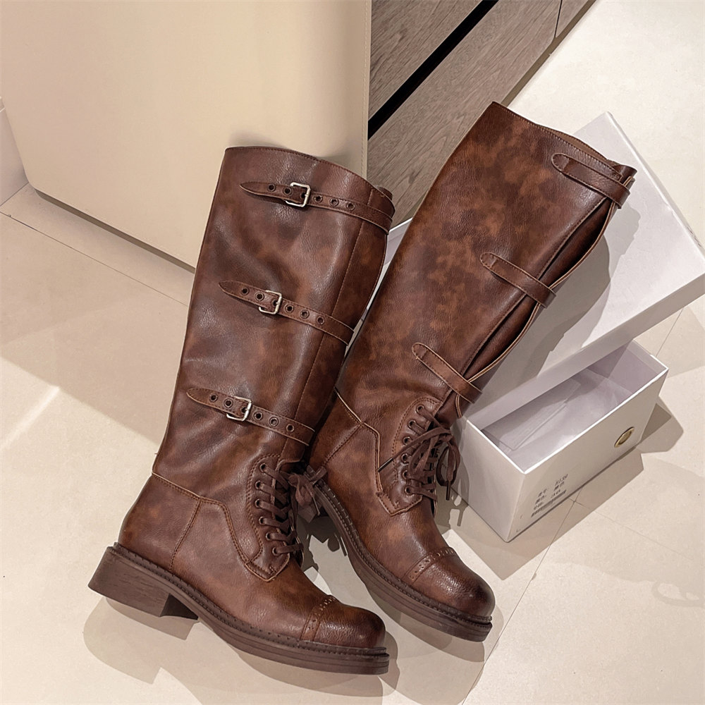 Women's Knee High Boots Vintag - Vintage Fashion Design review and price