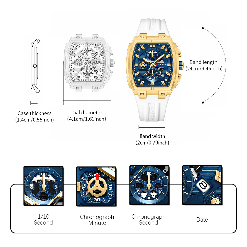 CURREN Luxury Vintage Watch fo - Vintage Fashion Design review and price