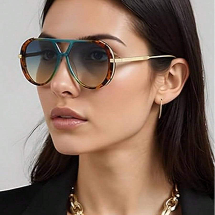 1pc Oversized Aviator For Wome - Vintage Fashion Design review and price