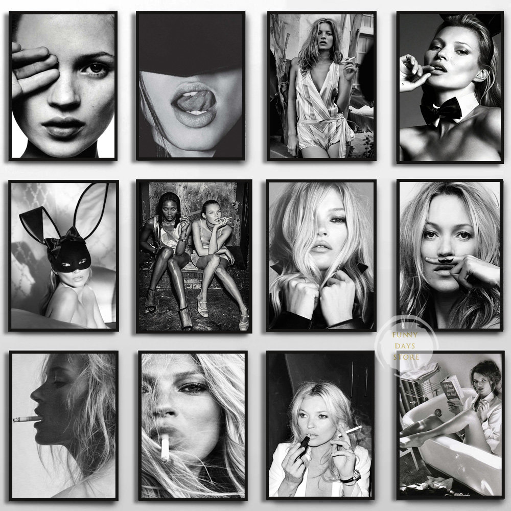 Vintage Sexy Supermodel Kate M - Vintage Fashion Sketches review and price