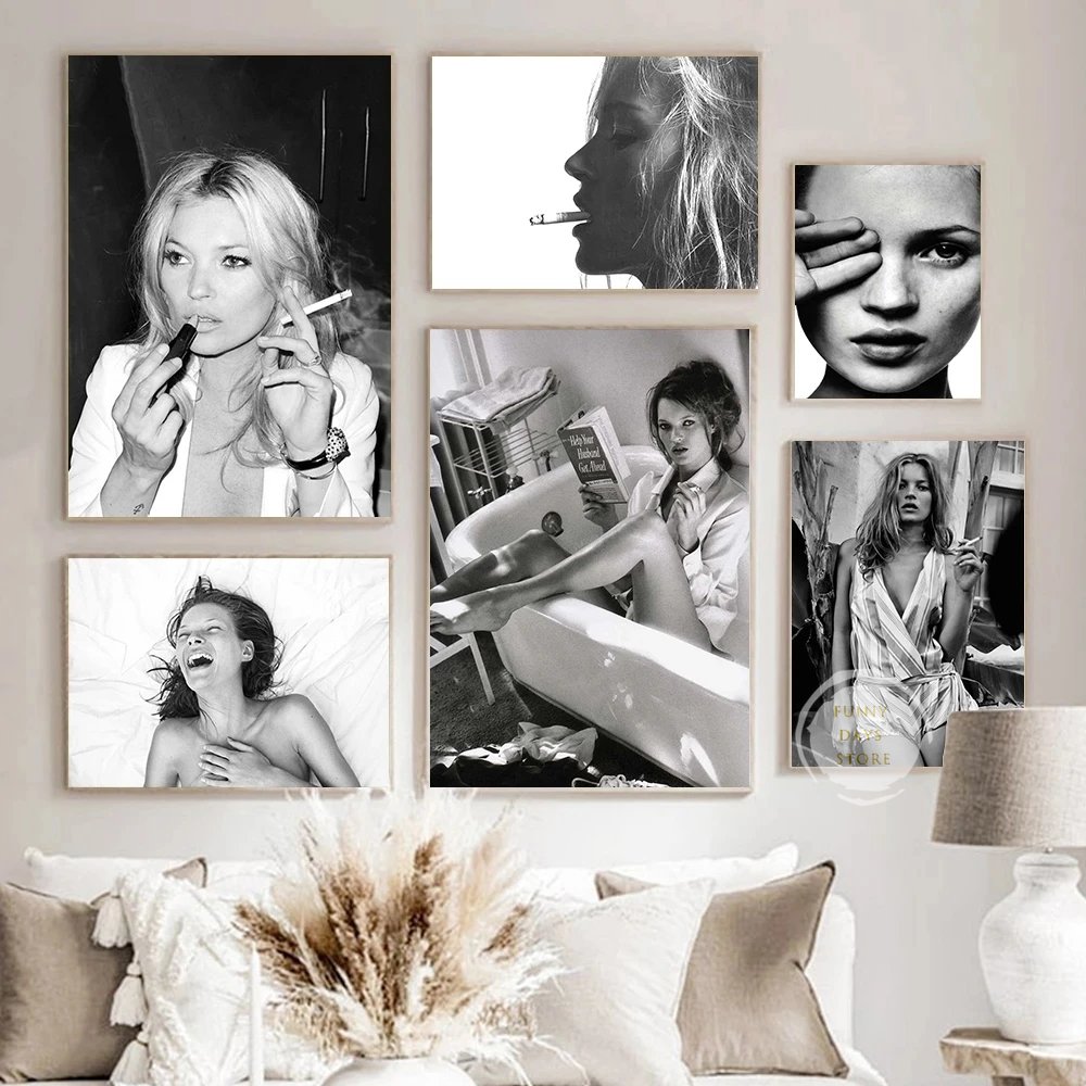 Vintage Sexy Supermodel Kate M - Vintage Fashion Sketches review and price