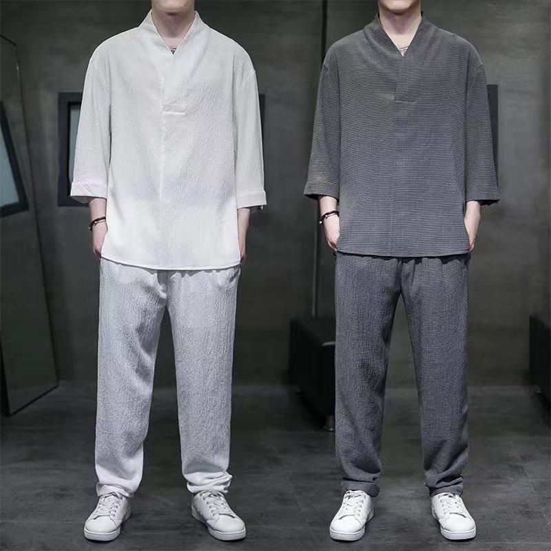 2024 Summer New Men's Chinese  - Retro Track Pant review and price