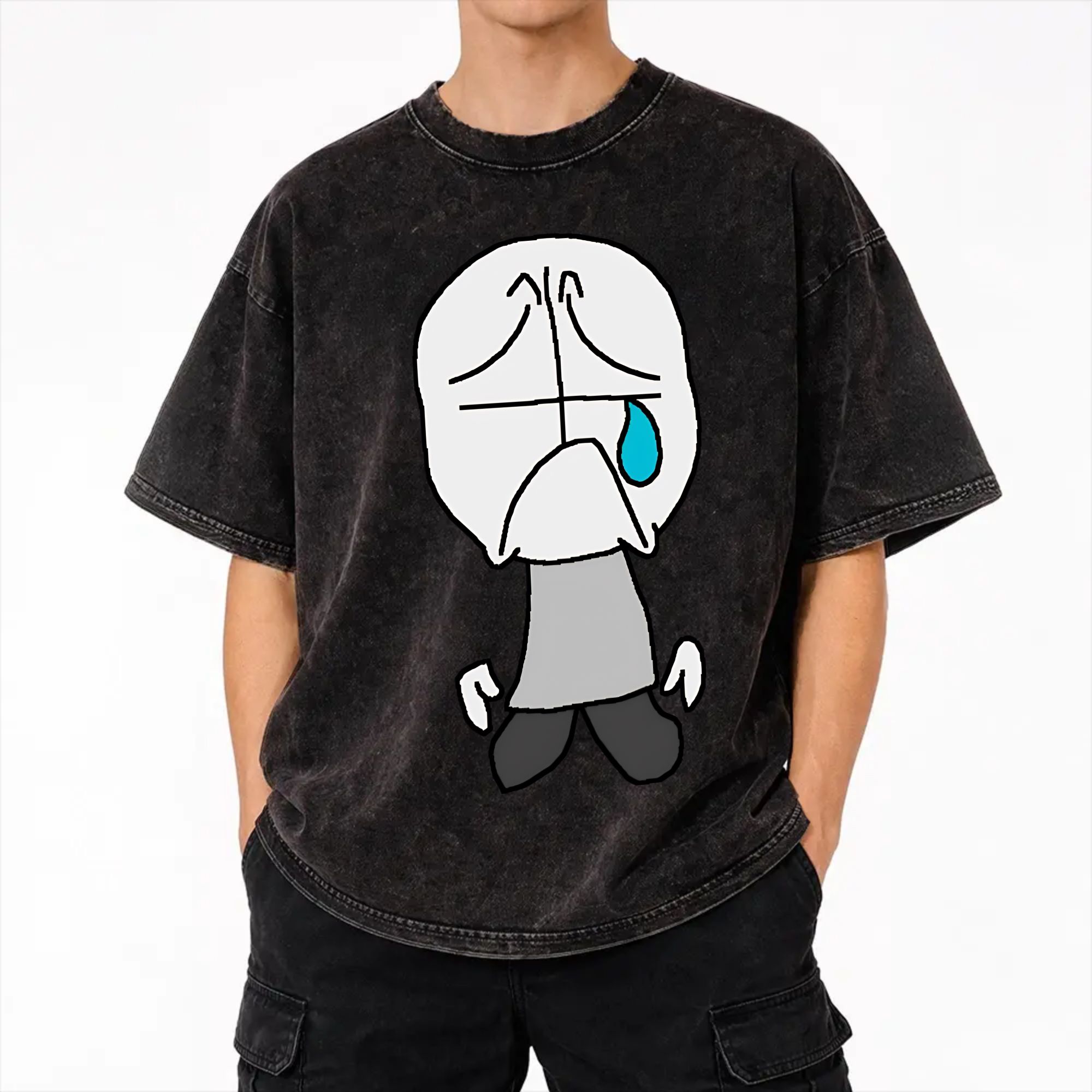 Harajuku Washed Shirt Madness  - Vintage Fashion Sketches review and price
