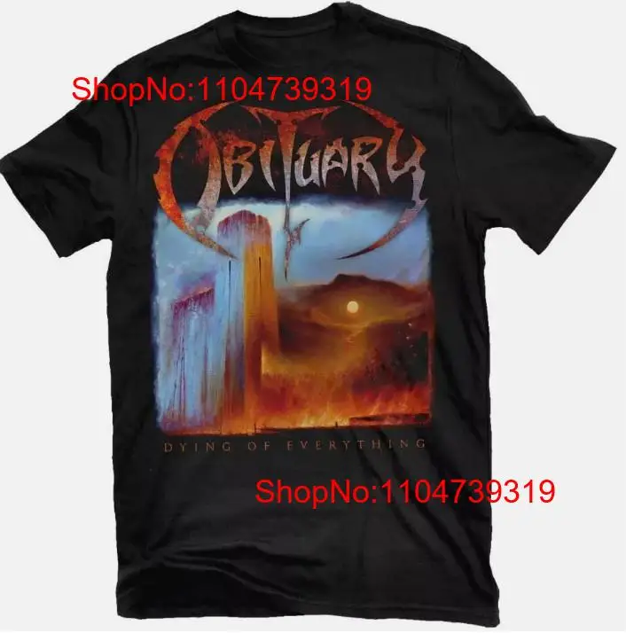 Obituary Dying of Everything T - Vintage Fashion Obituaries review and price