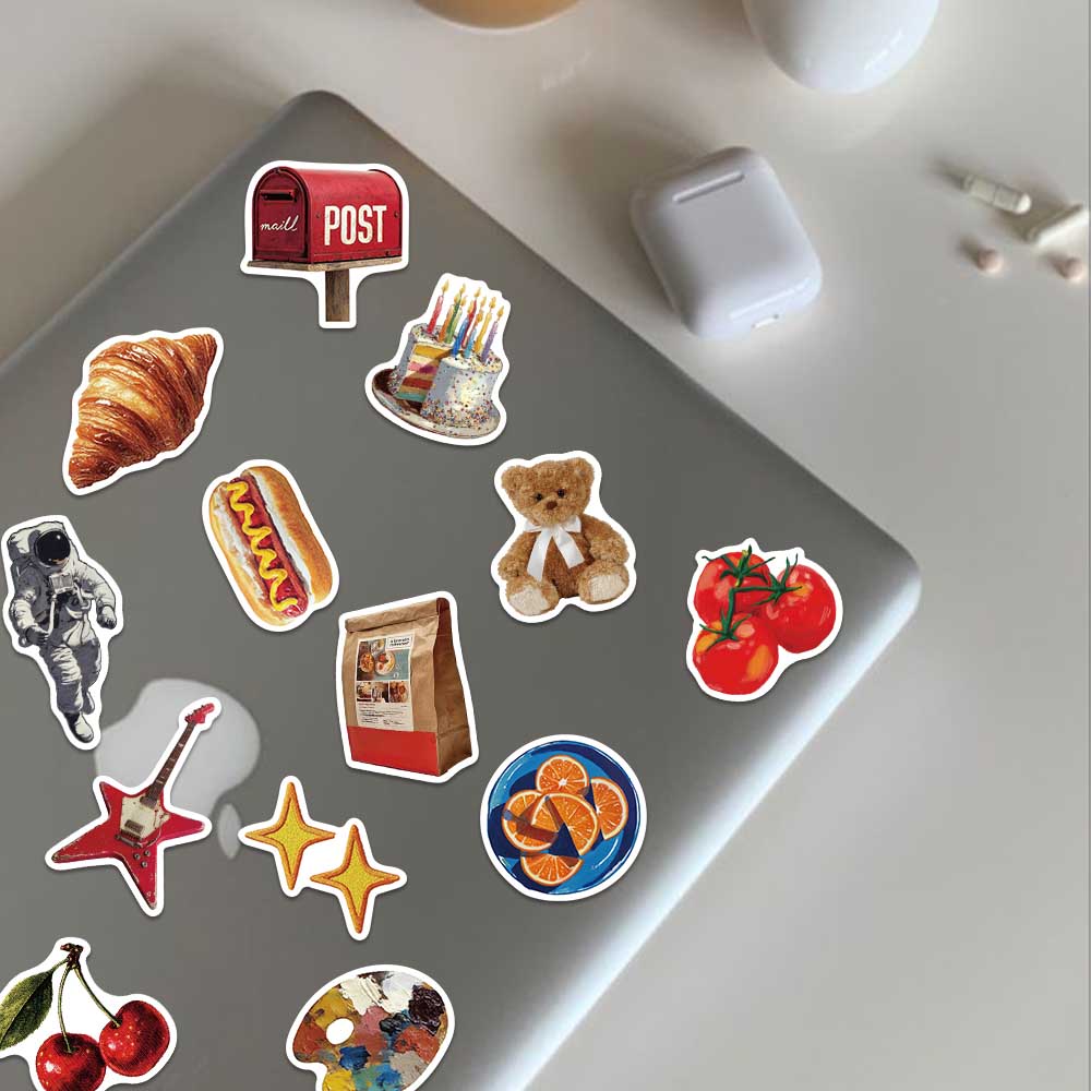 50pcs Vintage Y2K Sticker Fash - Vintage Fashion Boutique review and price