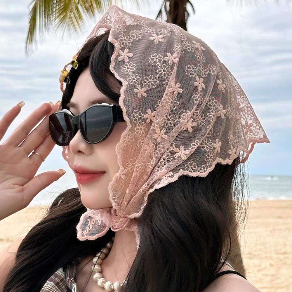 1PC Vintage Lace Hair Scarf He - Vintage Fashion Houses review and price