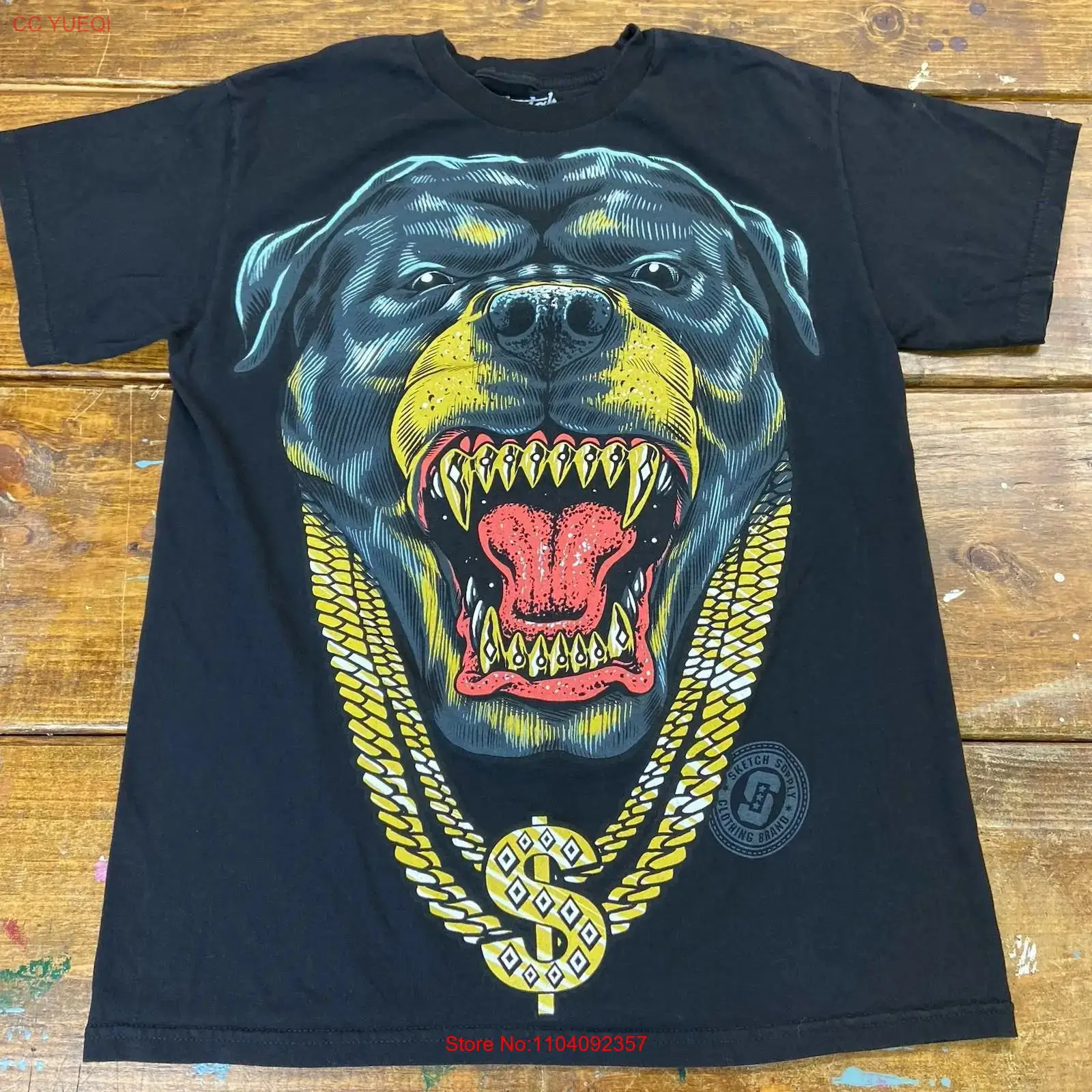Y2K Rottweiler Dog Sketch Supp - Vintage Fashion Sketches review and price