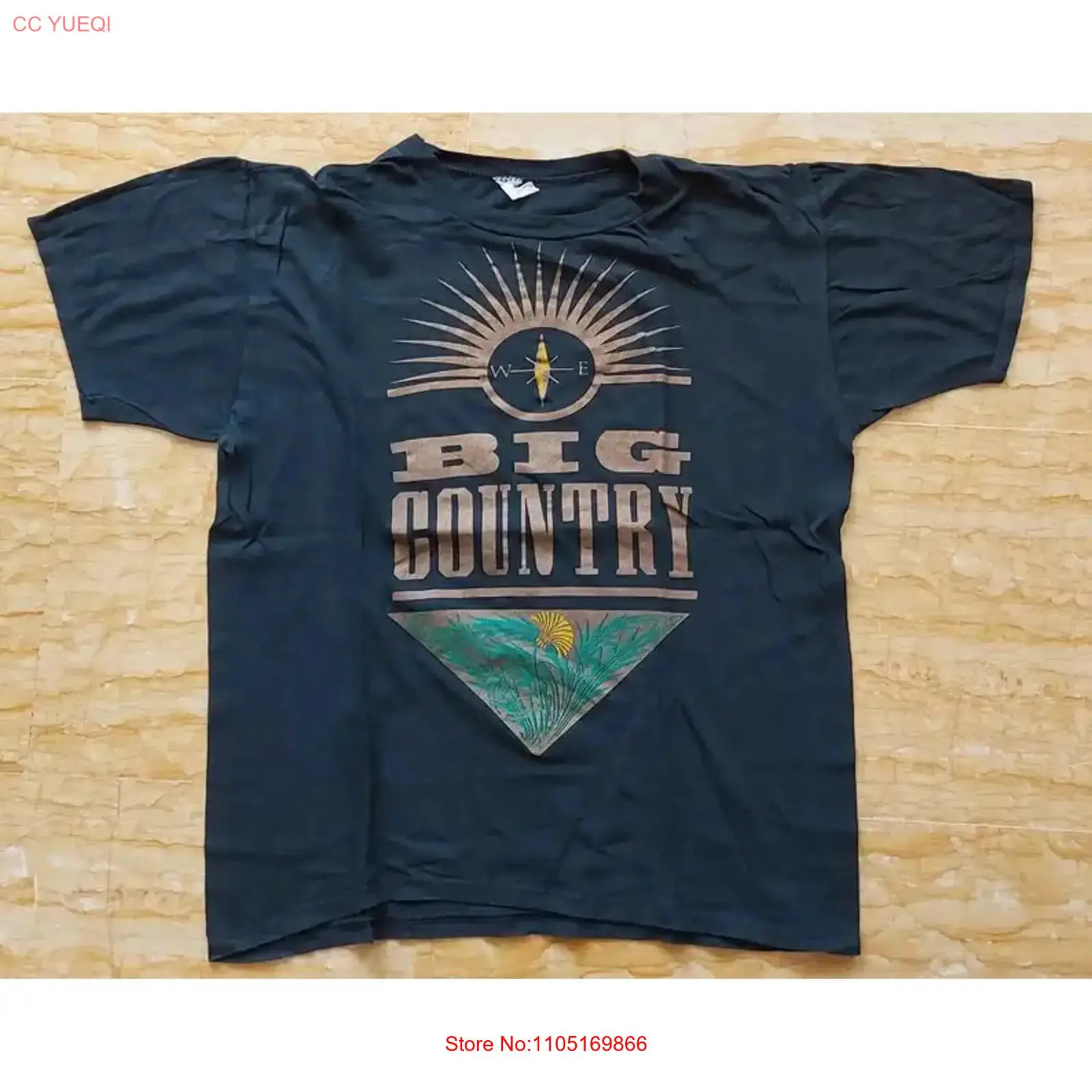 BIG COUNTRY vintage '83 black  - Vintage Fashion Jersey review and price