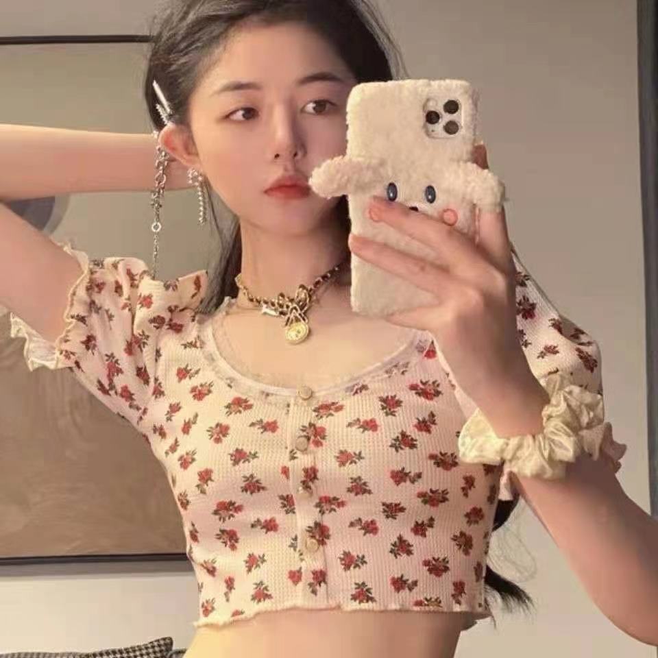 Y2K K-Fashion Japanese Floral  - Retro Vintage Korean Fashion review and price