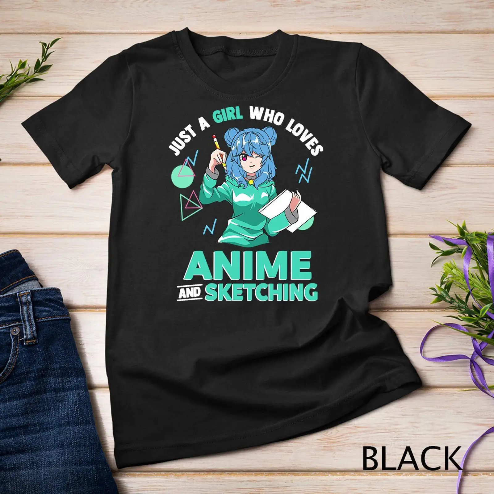 Just A Girl Who Loves Anime an - Vintage Fashion Sketches review and price
