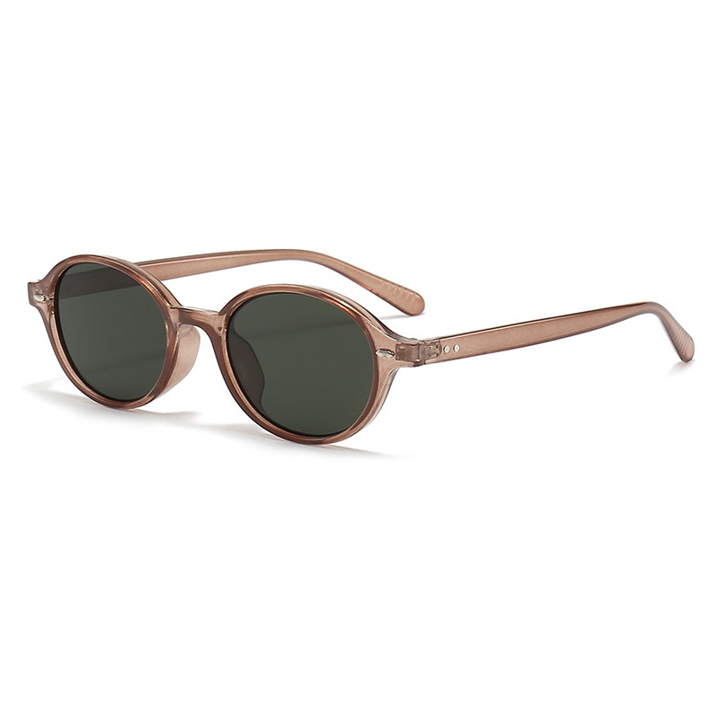 Retro Small Oval Sunglasses Wo - Vintage Fashion Design review and price