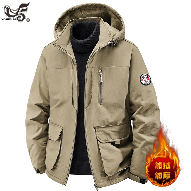 Plus Size 7XL 8XL Men Parkas T - Varsity Jacket Wool review and price