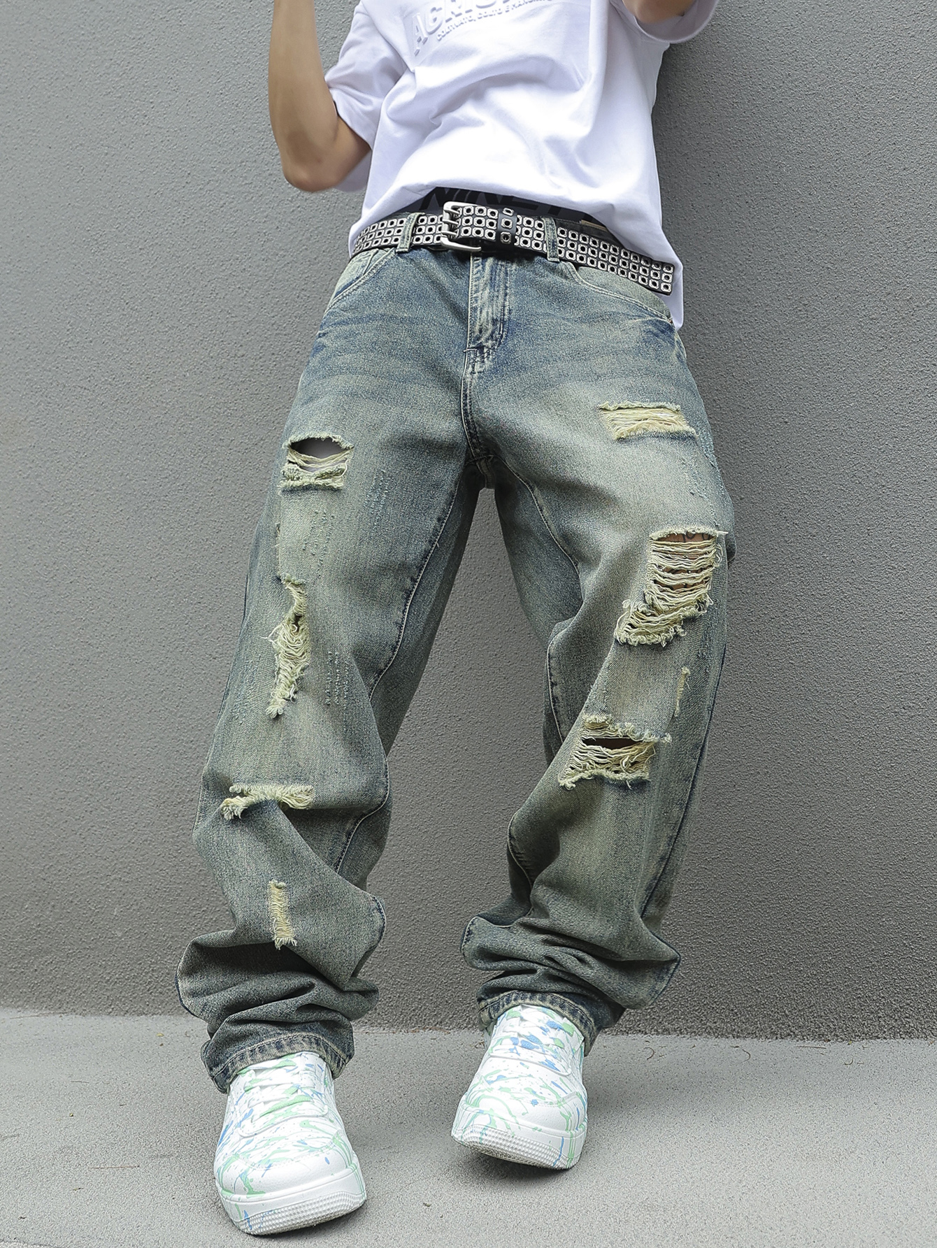 Y2K Distressed Skinny Jeans fo - Retro Track Pant review and price
