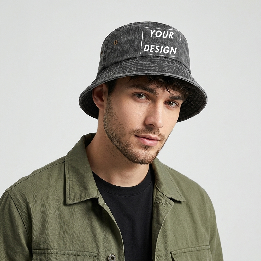 Custom Washed Vintage Bucket H - Vintage Fashion Design review and price