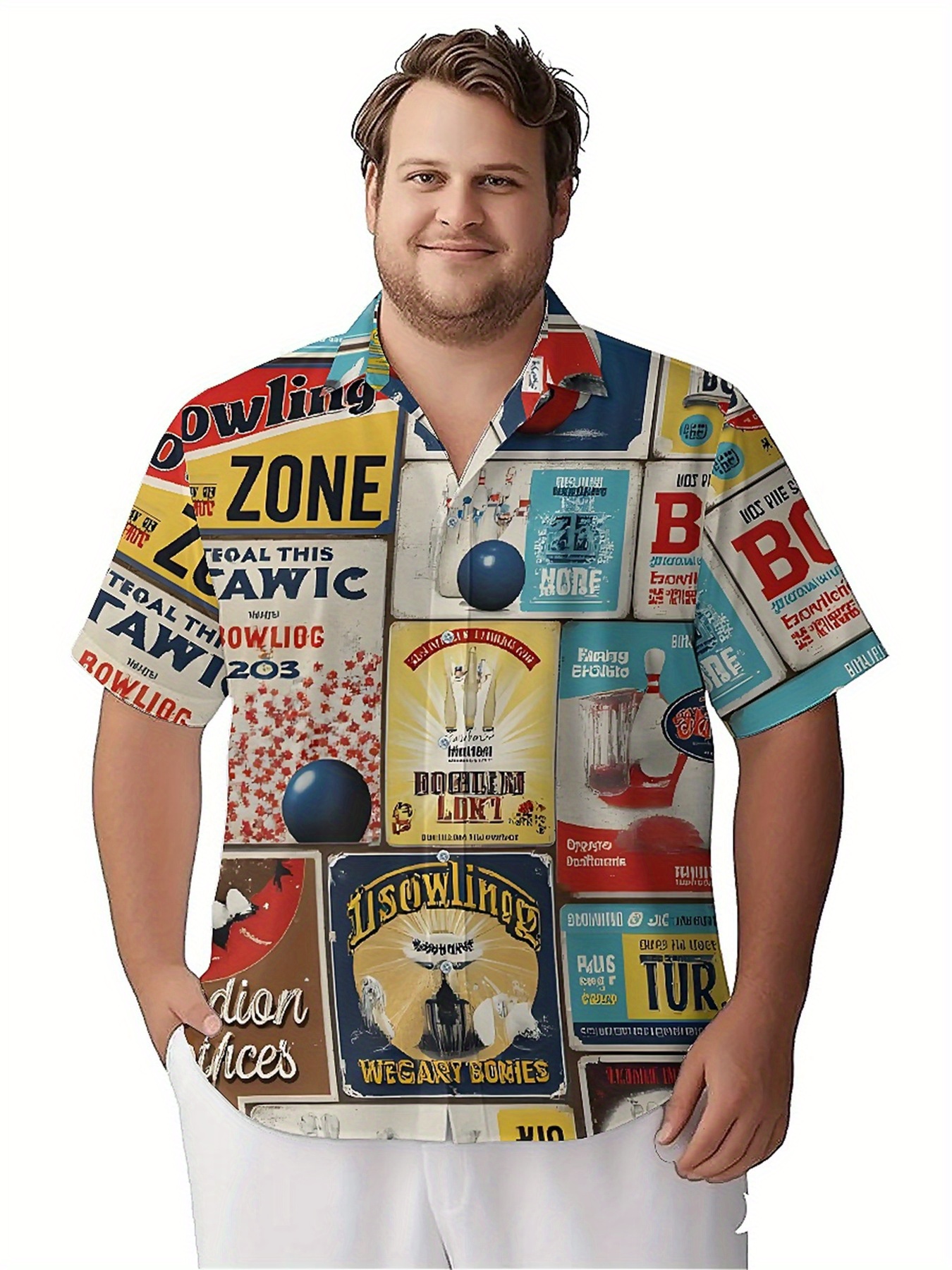 Men's Plus Size Hawaiian Shirt - Vintage Y2K review and price