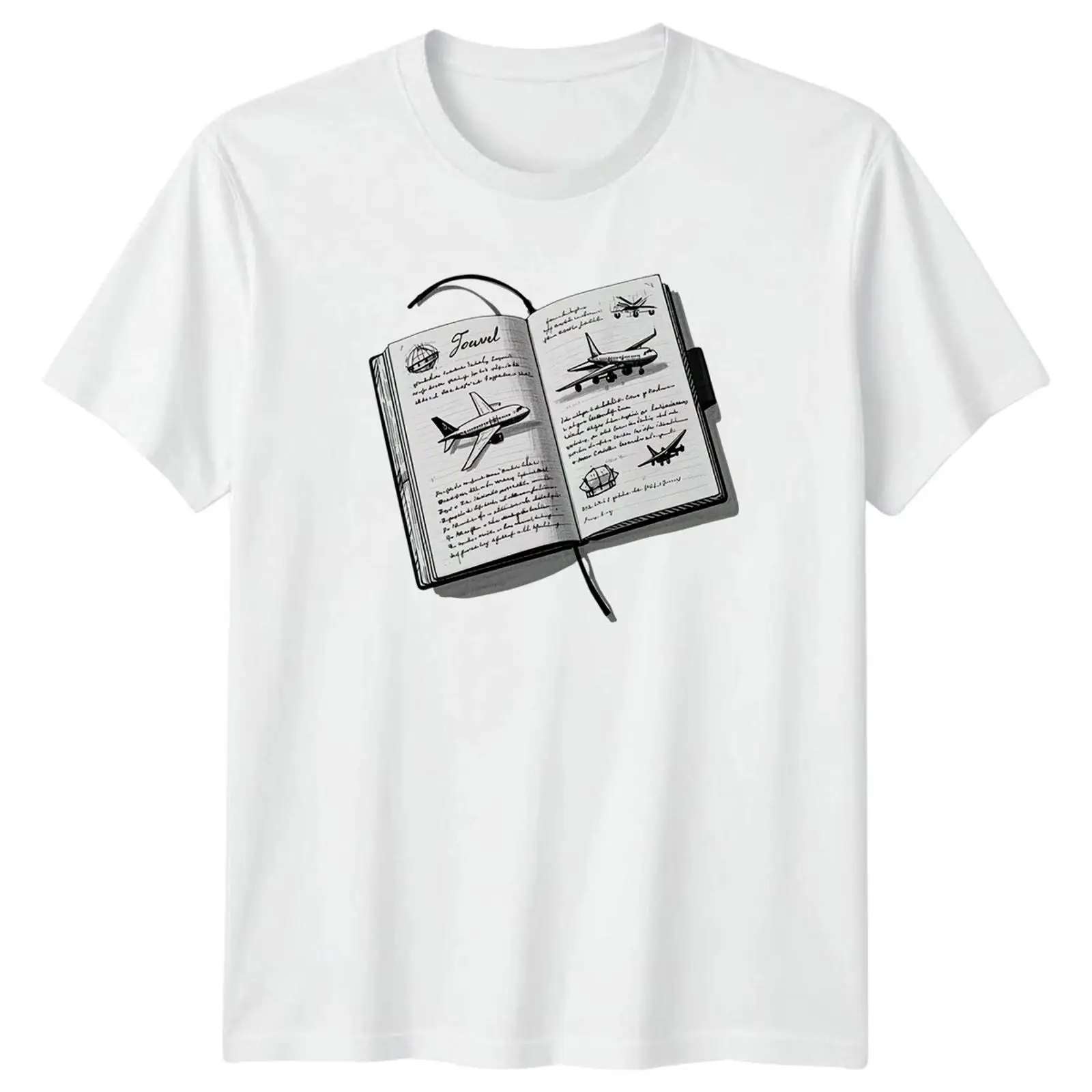 Travel Journal Sketch T Shirt  - Vintage Fashion Sketches review and price