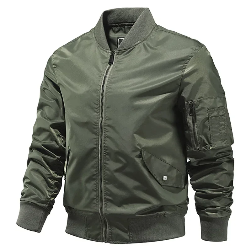 Bomber Jacket Men Winter Autum - Varsity Jacket Wool review and price